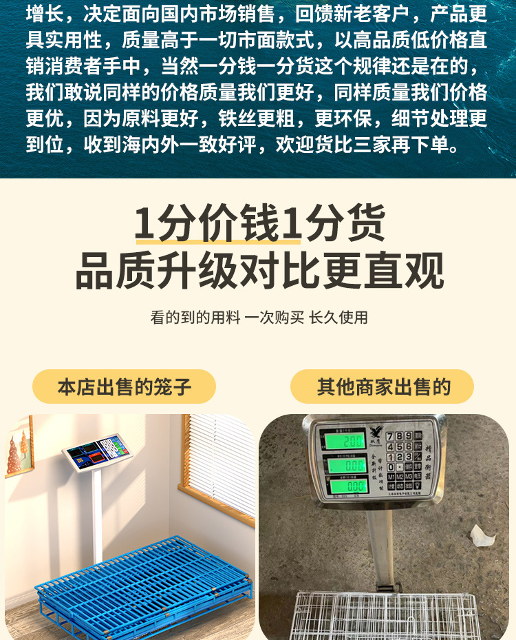 折叠猫狗通用笼_02
