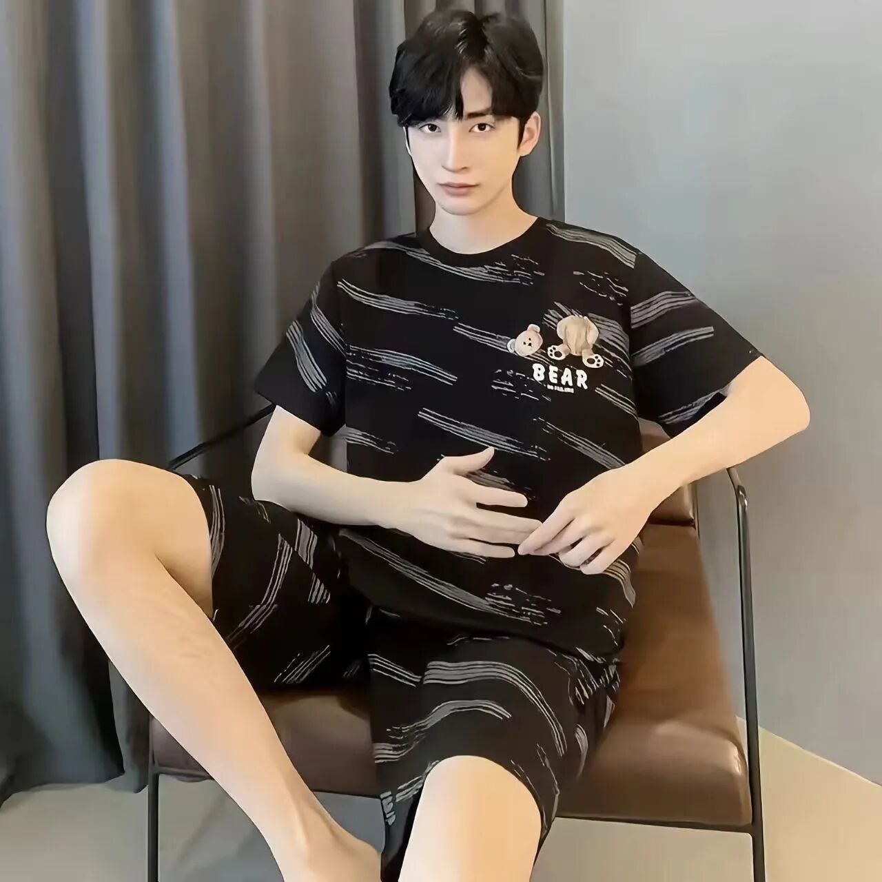 黑小熊-短-男
