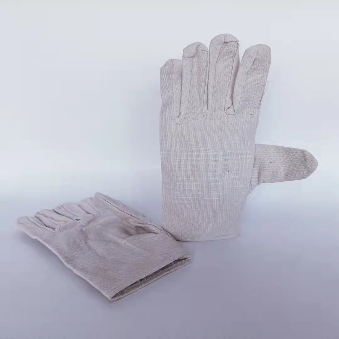 12道线帆布手套