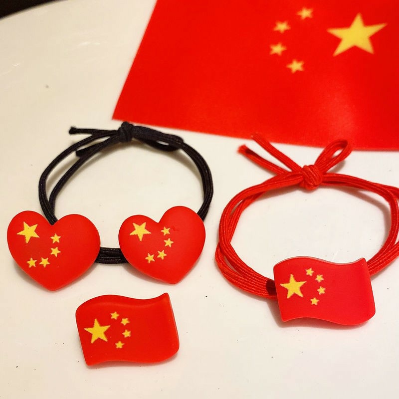 红旗发绳发夹