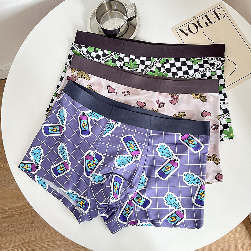 男士青少年印花内裤