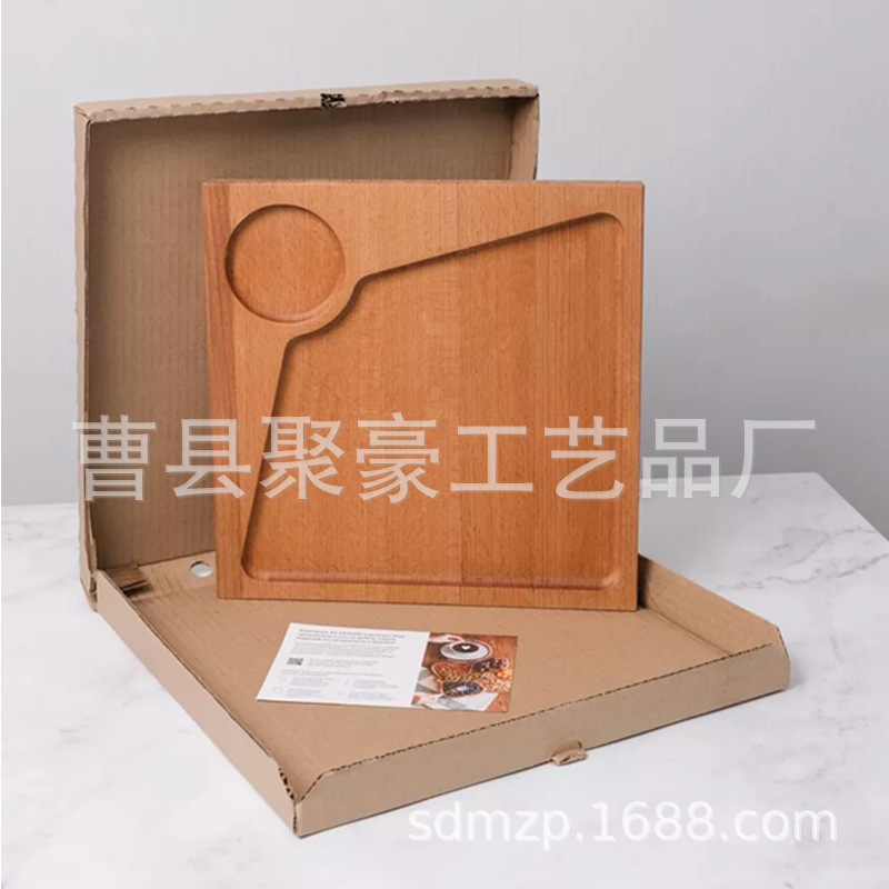 木质创意托盘橡木砧板寿司盘薯条炸鸡木盘实木披萨奶酪托盘批发