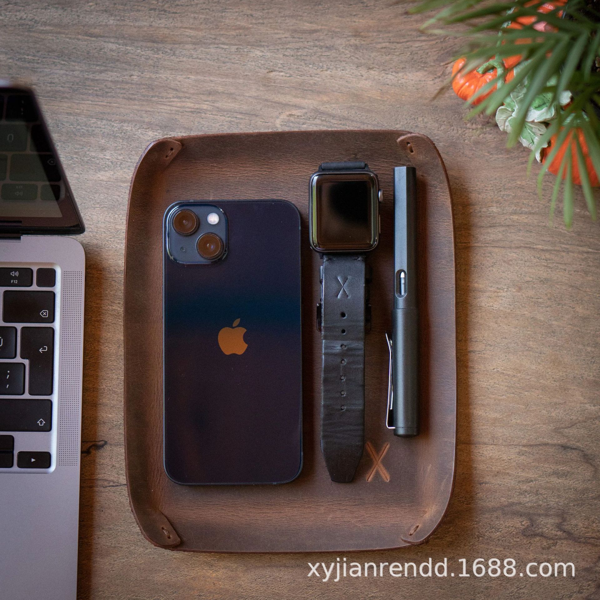 皮革托盘，手工皮革托盘，简约托盘，简约皮革托盘，皮革收纳盒，