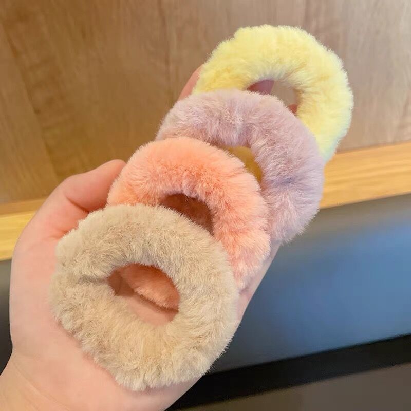 短款毛毛发圈