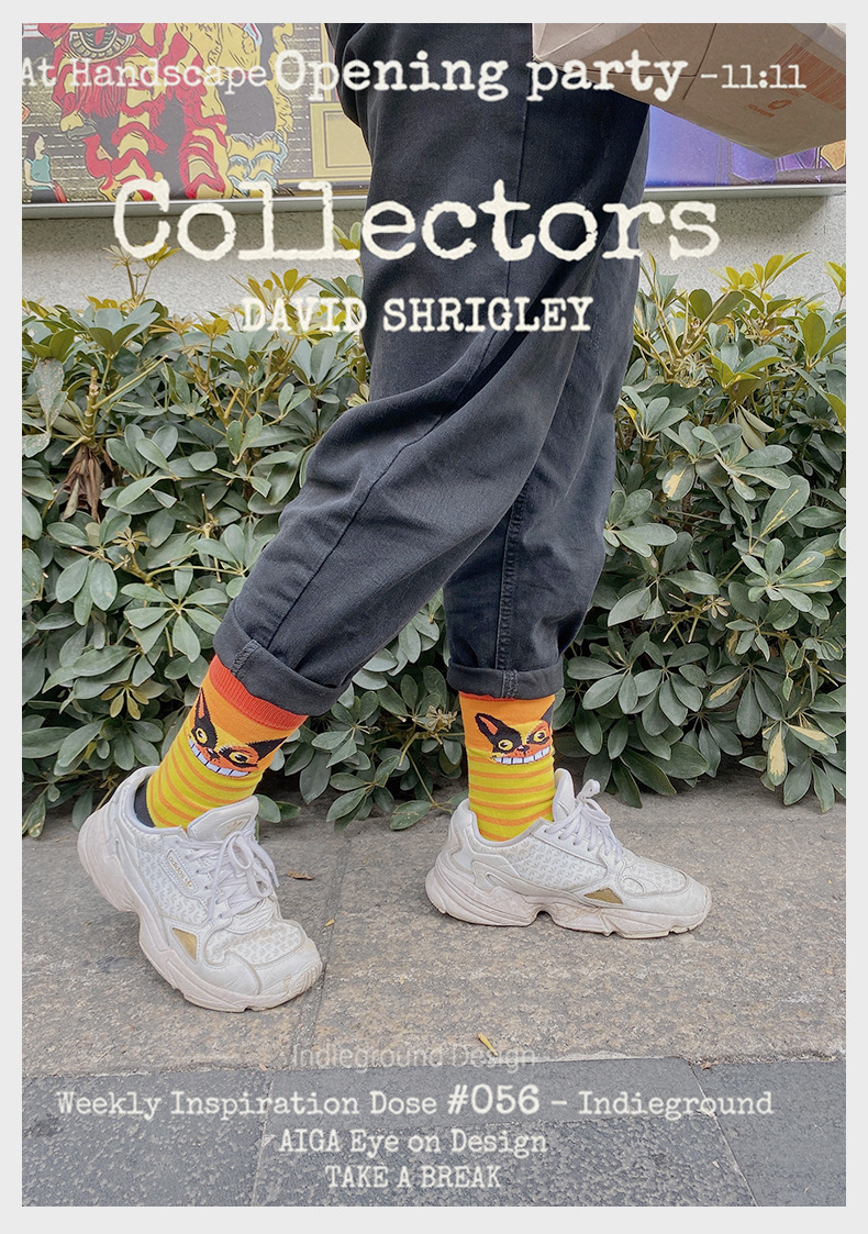 可爱猫狗袜子_03