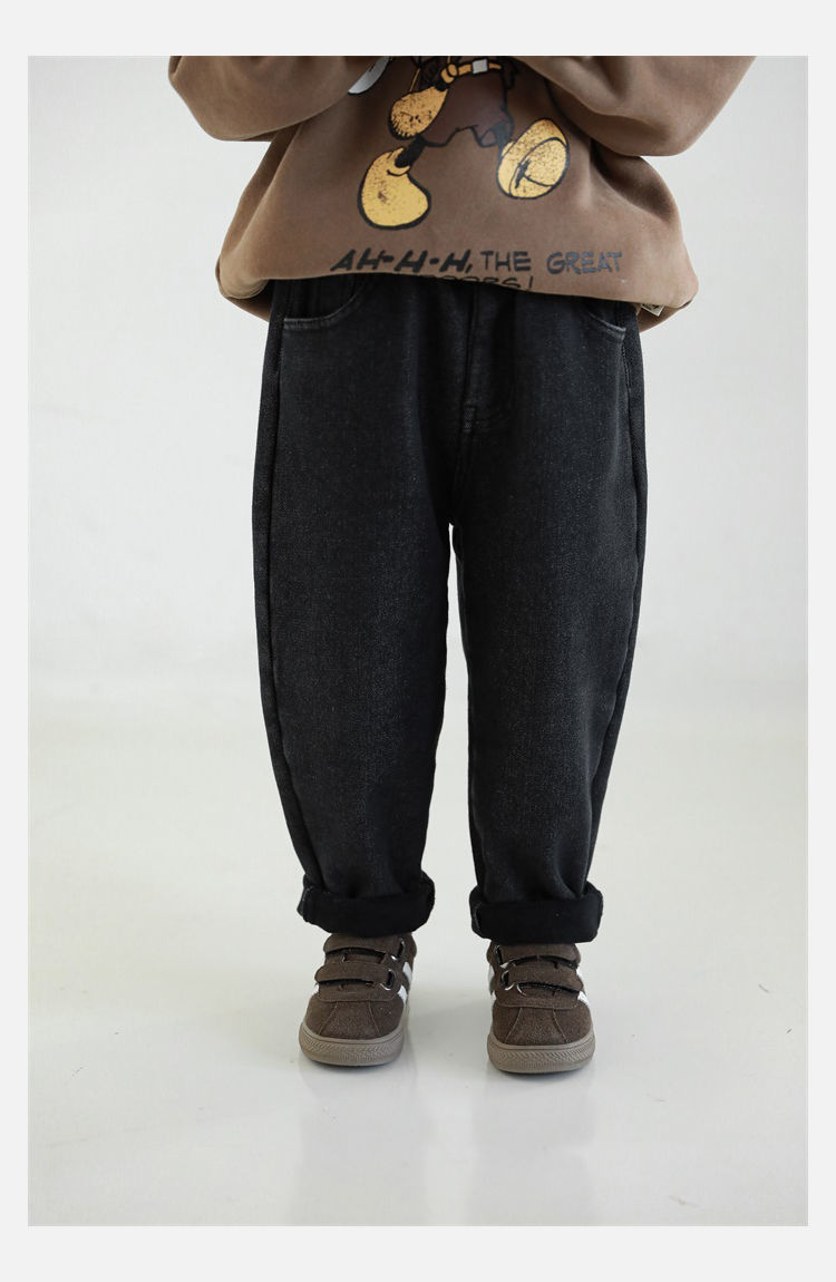 男童加绒裤子秋外穿儿详情图09