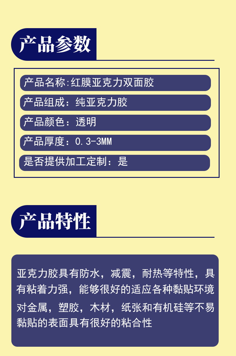产品参数