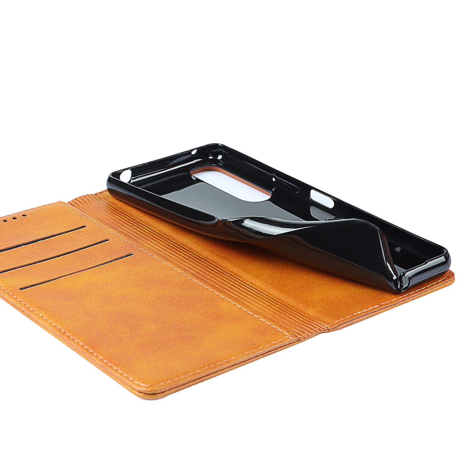 索尼 Xperia 5 III 小牛纹强磁皮套