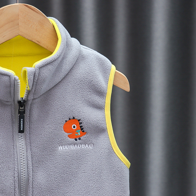 DD43-马甲摇粒绒-恐龙