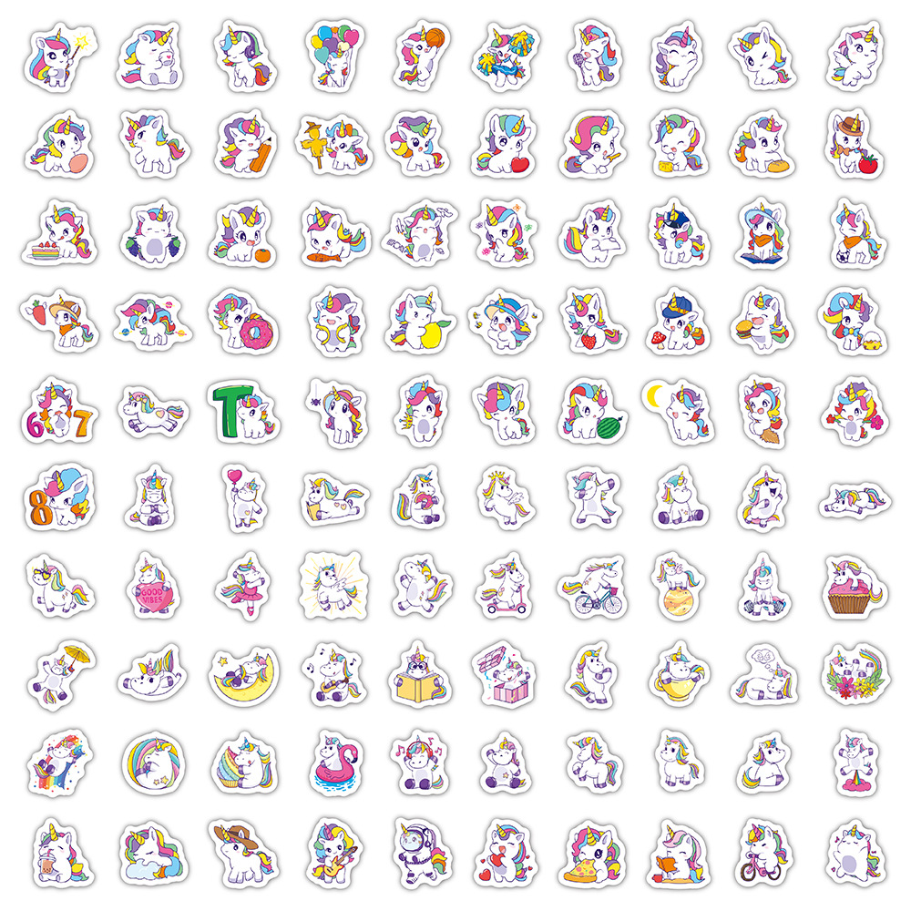 a060卡通独角兽100枚效果图_画板 1