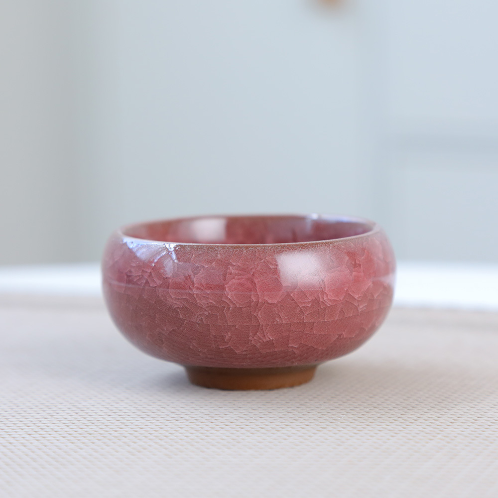 冰裂陶瓷花盆迷你拇指多肉花盆冰裂釉外贸跨境爆品八色多彩多肉盆