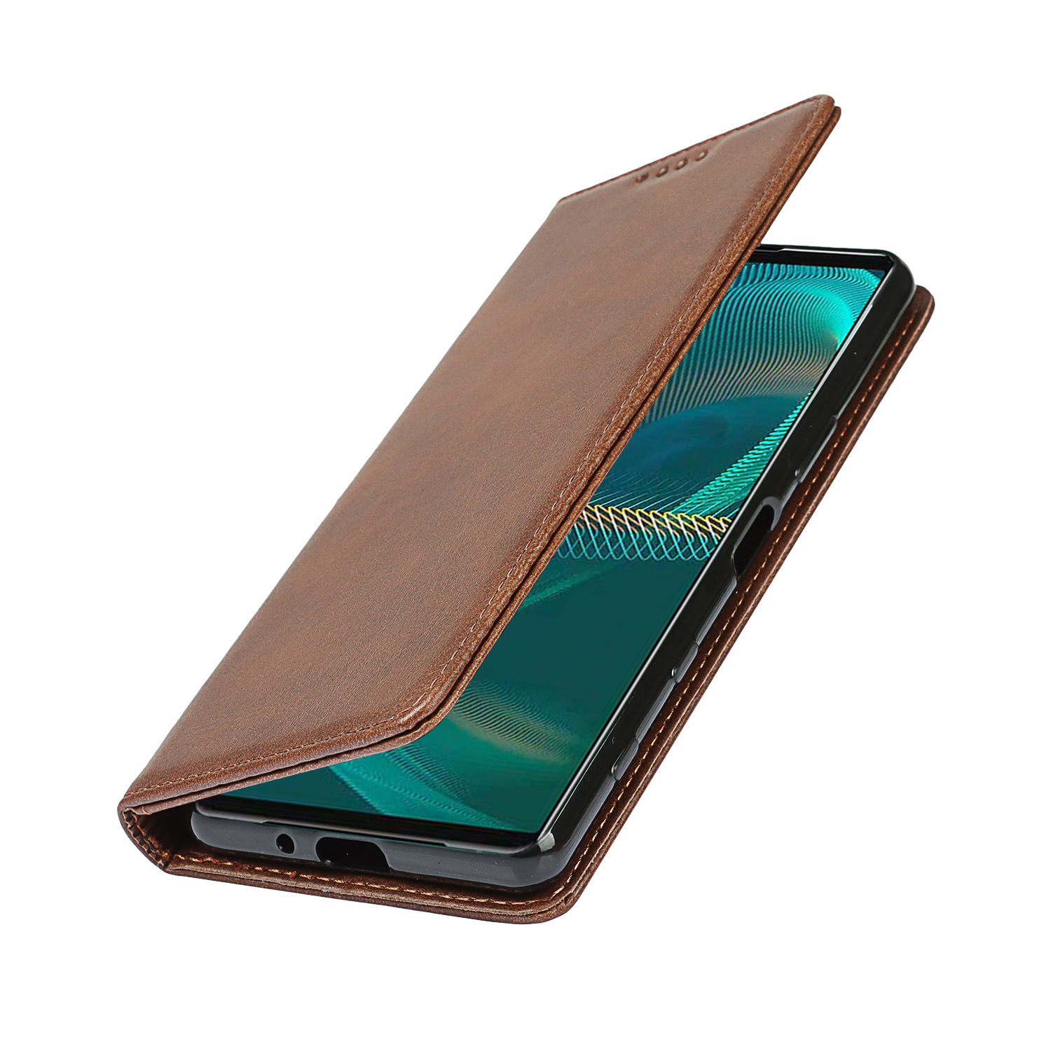 索尼 Xperia 5 III 小牛纹强磁皮套