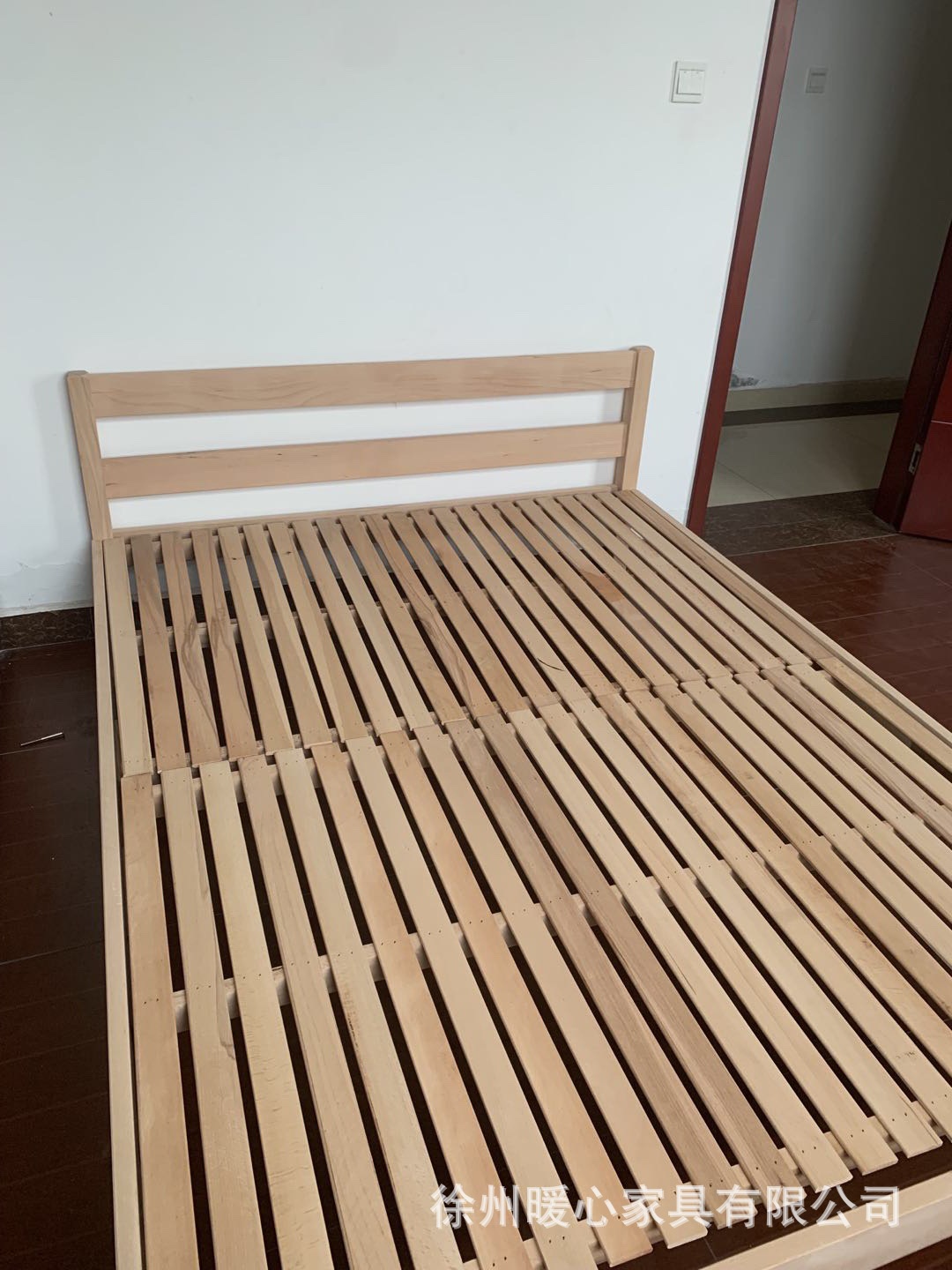 支持定做 全榉木成人床