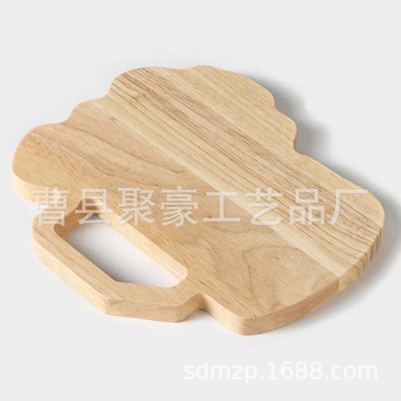 实木创意木质餐盘啤酒杯造型零食托盘下午茶干果坚果托盘批发 (