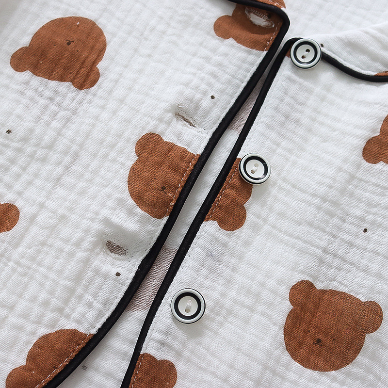 CA111-长-棉纱-咖啡熊头