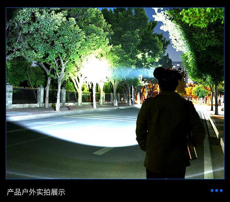 头灯可充电P90头戴式