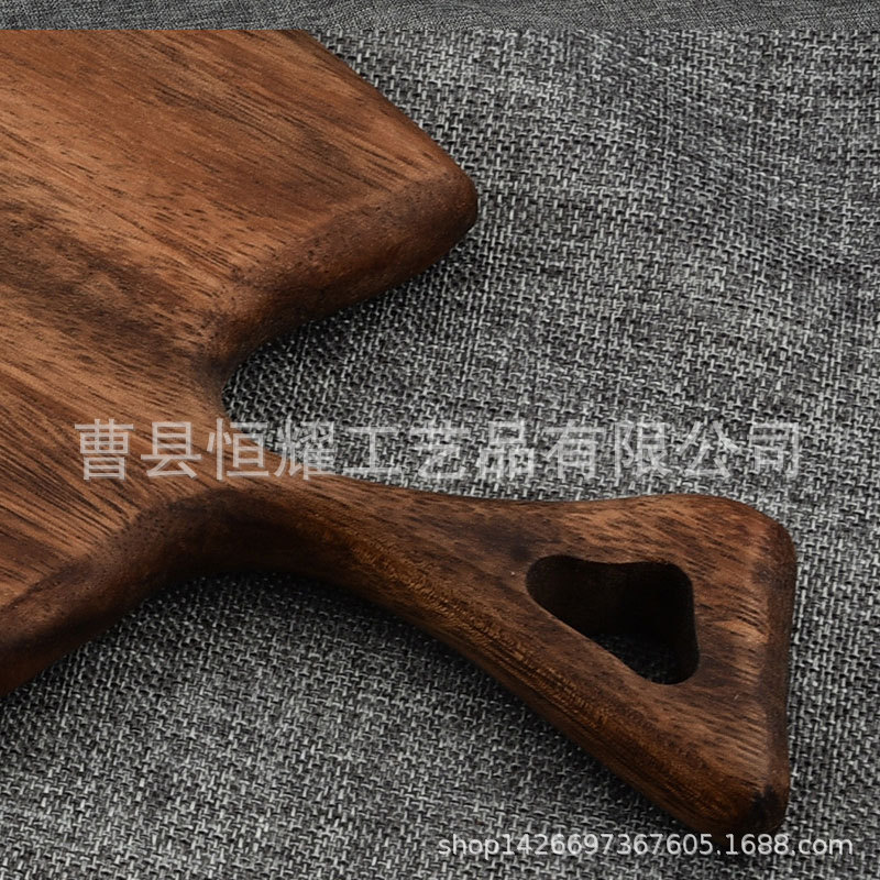 相思木菜板长方形带手柄式托盘实木芝士奶酪板家用面包茶水托盘