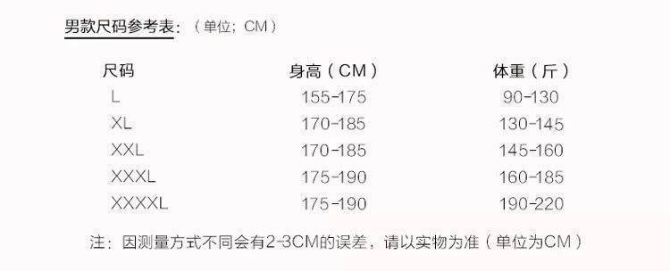 男尺码