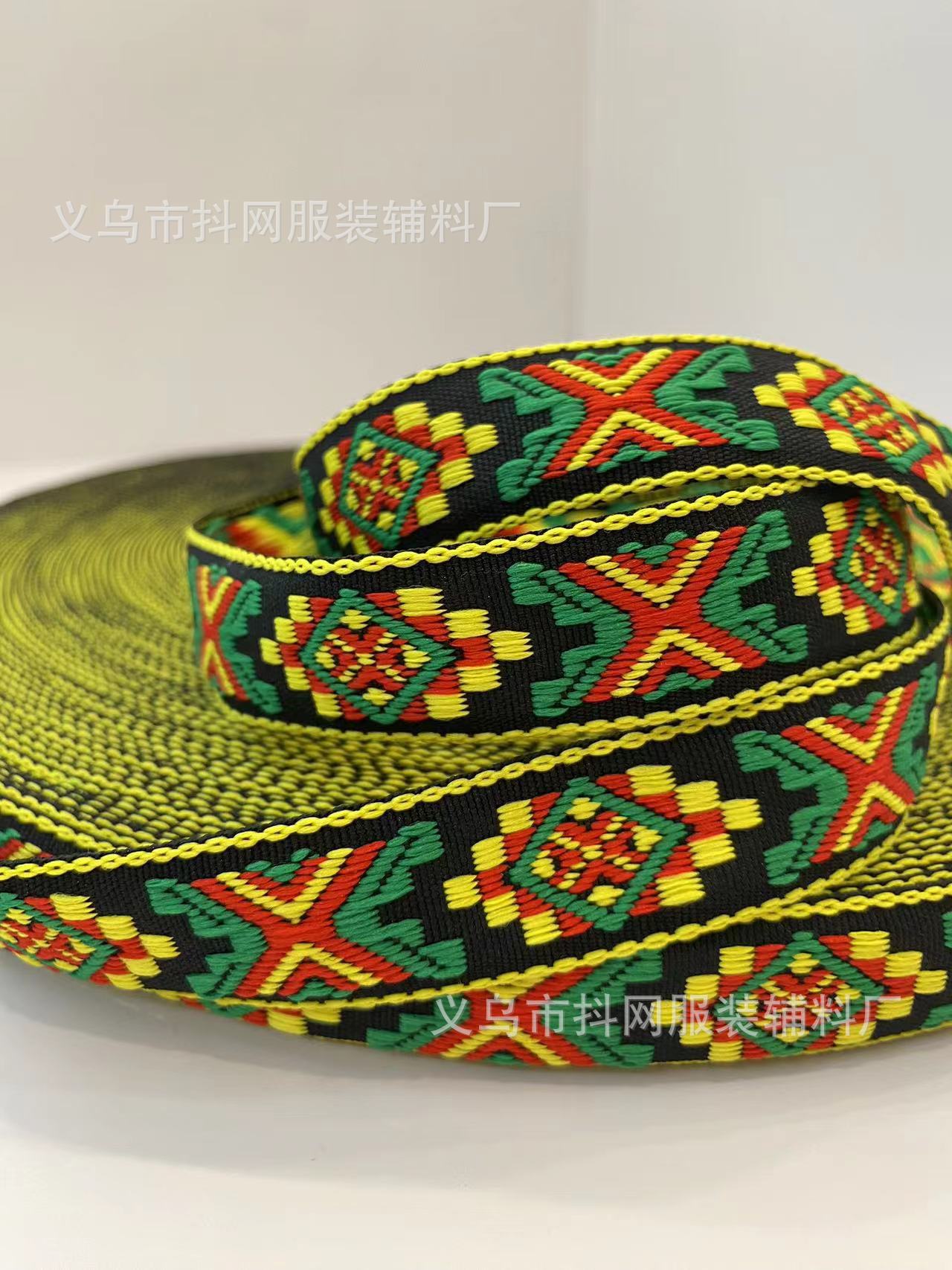 多款式民族风提花刺绣织带