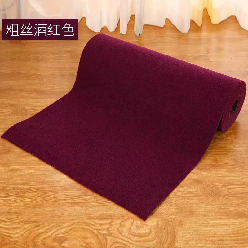 粗丝酒红色