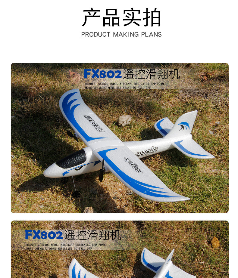 飞熊FX802遥控滑翔机eagle