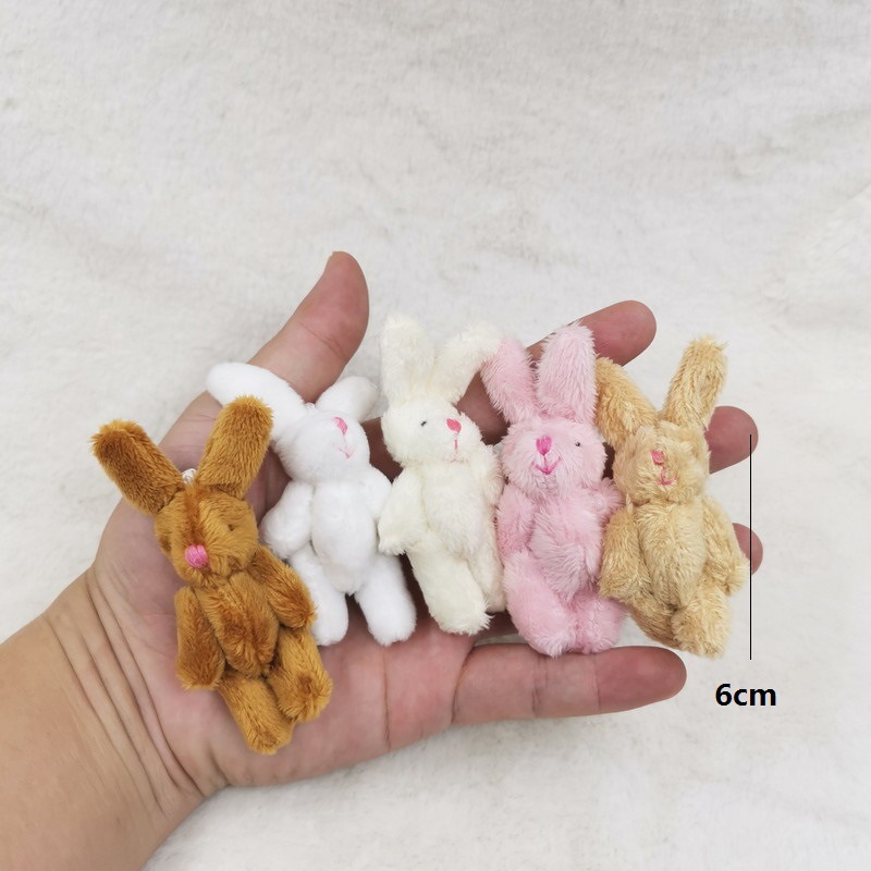 6cm long plush rabbit 8