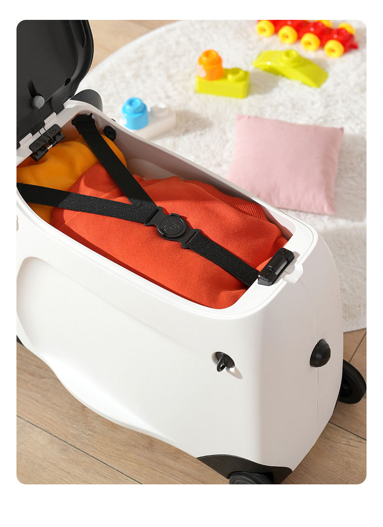 熊猫骑行箱 儿童行李箱拉杆箱 高端小熊箱