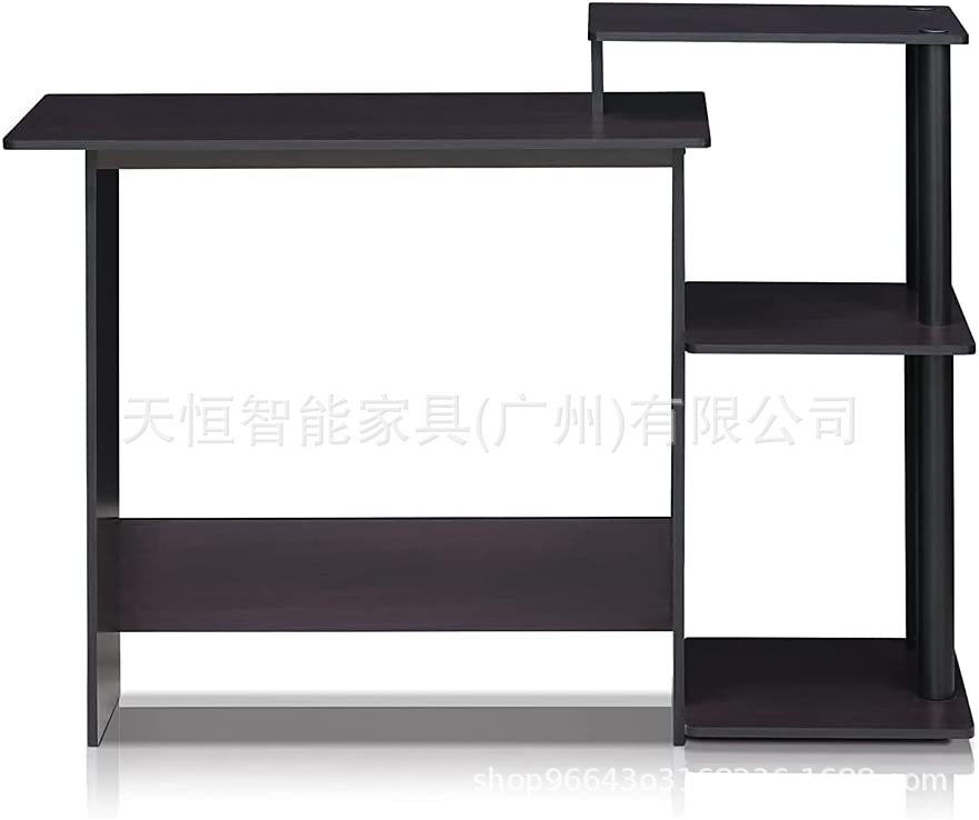家用笔记本笔记本电脑桌带书架的电脑桌
