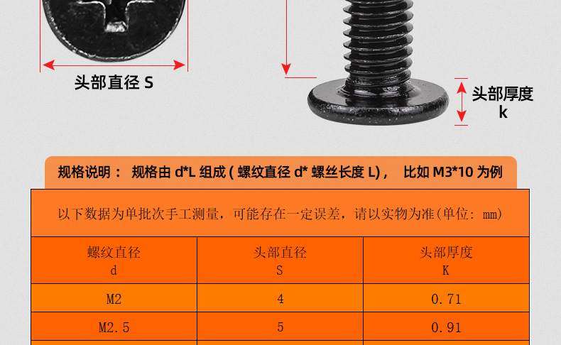 304不锈钢黑色CM十字薄头螺丝_03_14.jpg