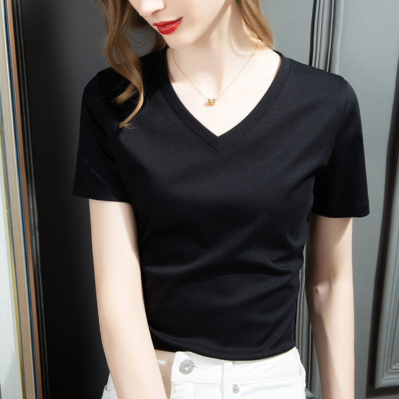 SKU01_主要颜色(黑色V领)