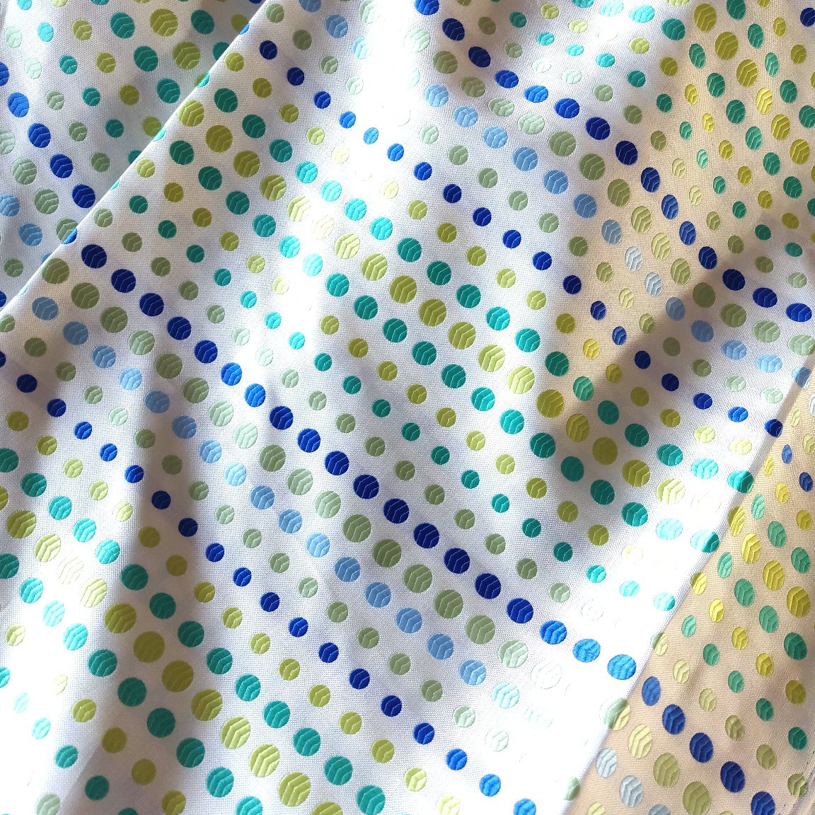 提花波点手包面料