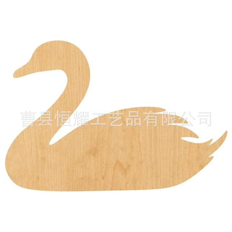 跨境天鹅形状木质菜板创意双面竹制砧板家居桌面装饰品摆件可定制