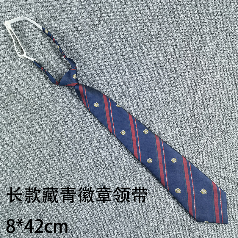 长徽章领带