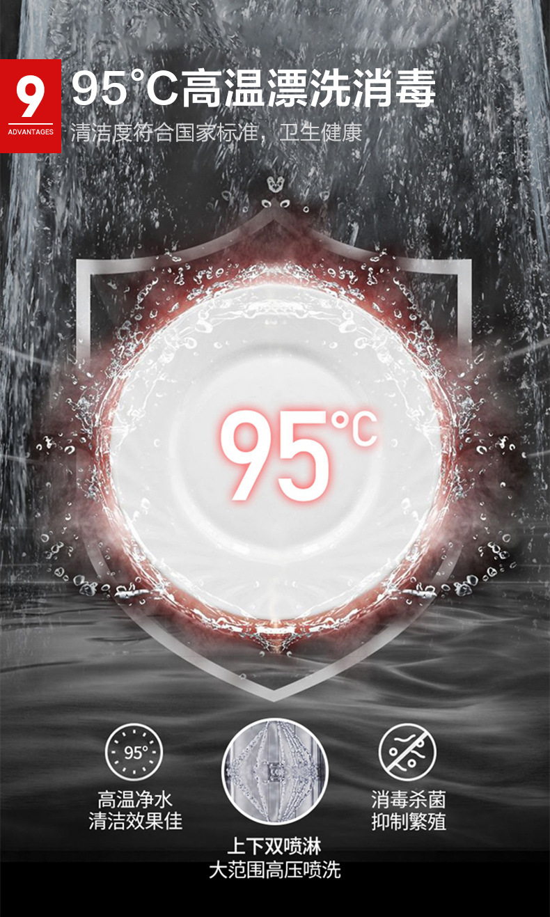 商用洗碗机全自动揭盖式饭店酒店食堂餐厅用大型刷杯碗碟机