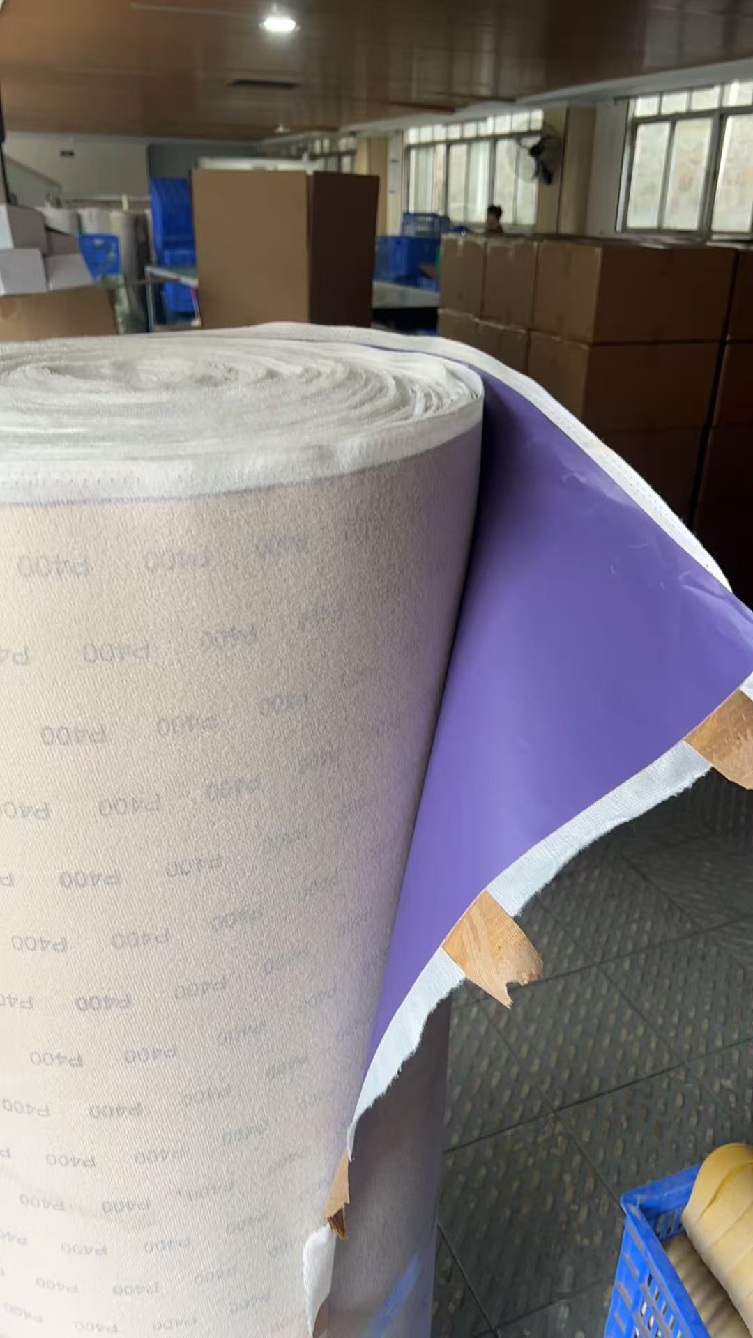 5寸8孔紫色陶瓷砂纸