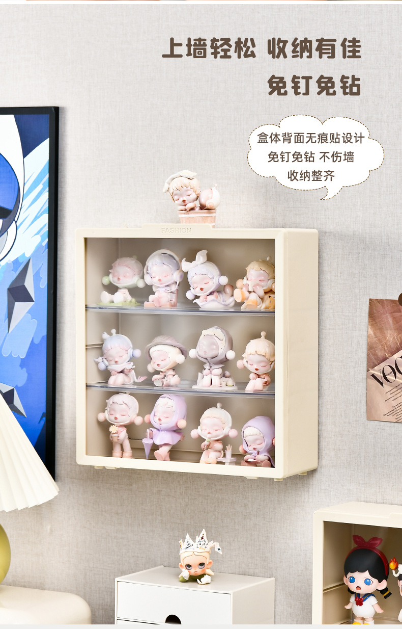 泡泡玛特展示柜