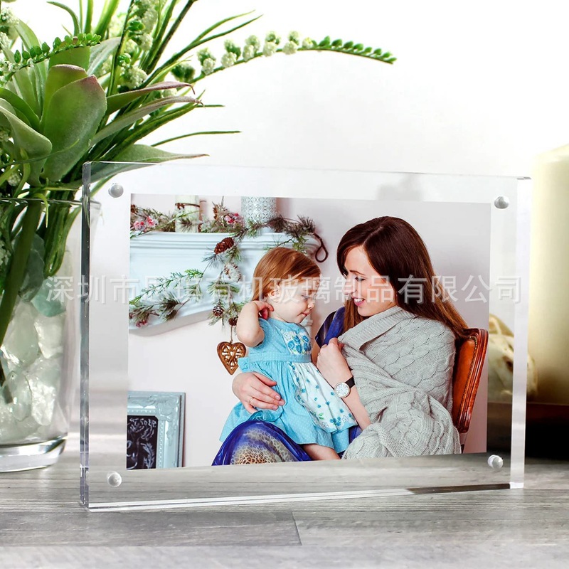 源头实力工厂现货供应平台热销亚克力强磁相框