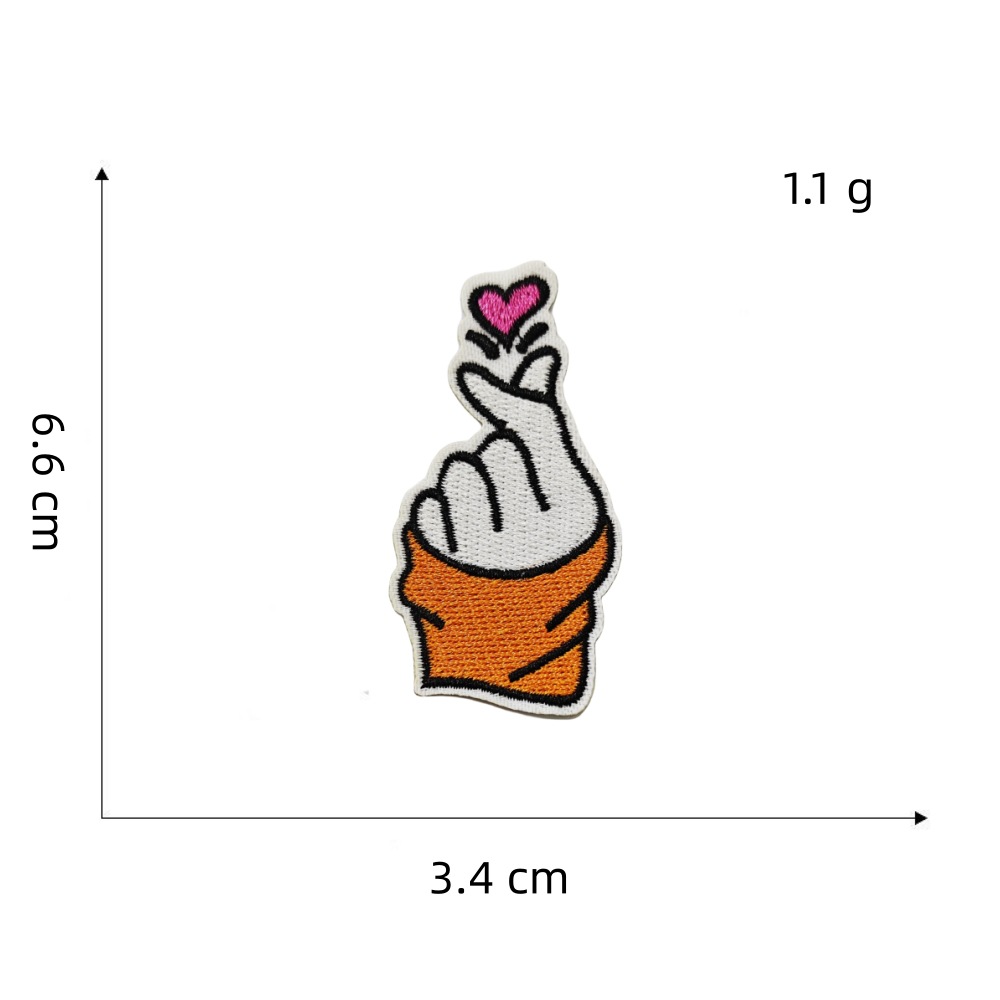 橘色系列布贴12#