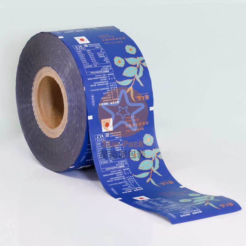 少批量定制防潮条状乌龙茶粉铝箔卷膜