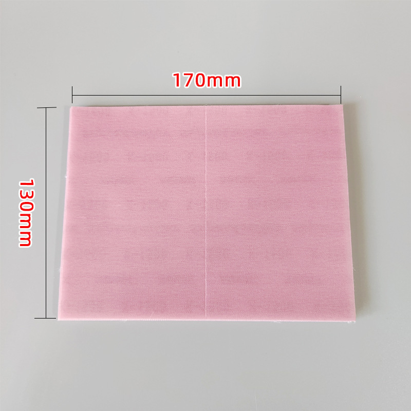 日本双鹰方形干磨砂纸块汽车漆面打磨美容抛光背面植绒小型干磨机