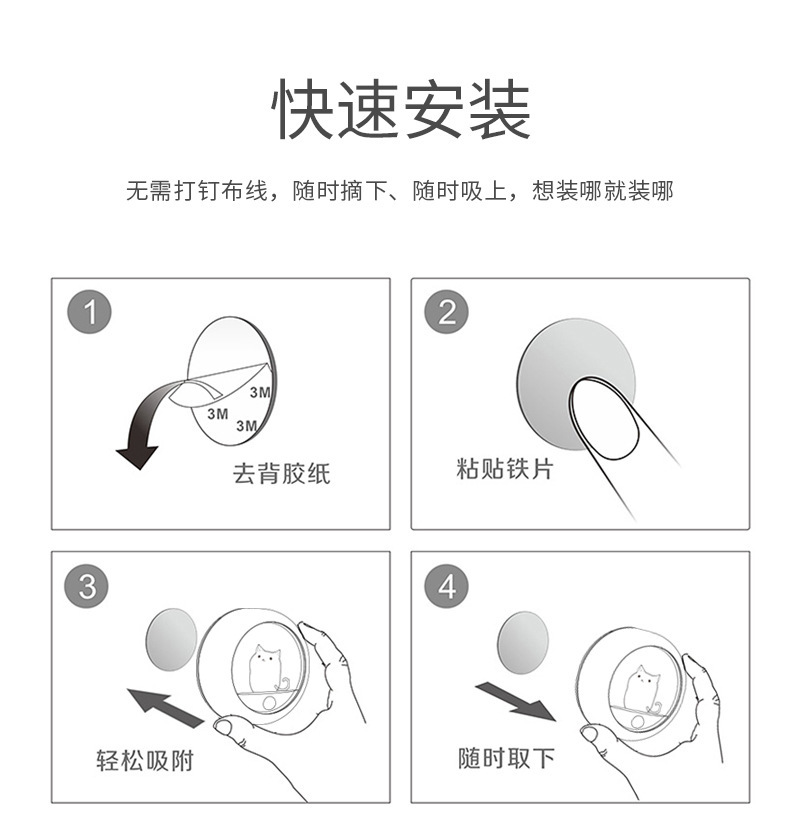 小夜猫人体感应灯8