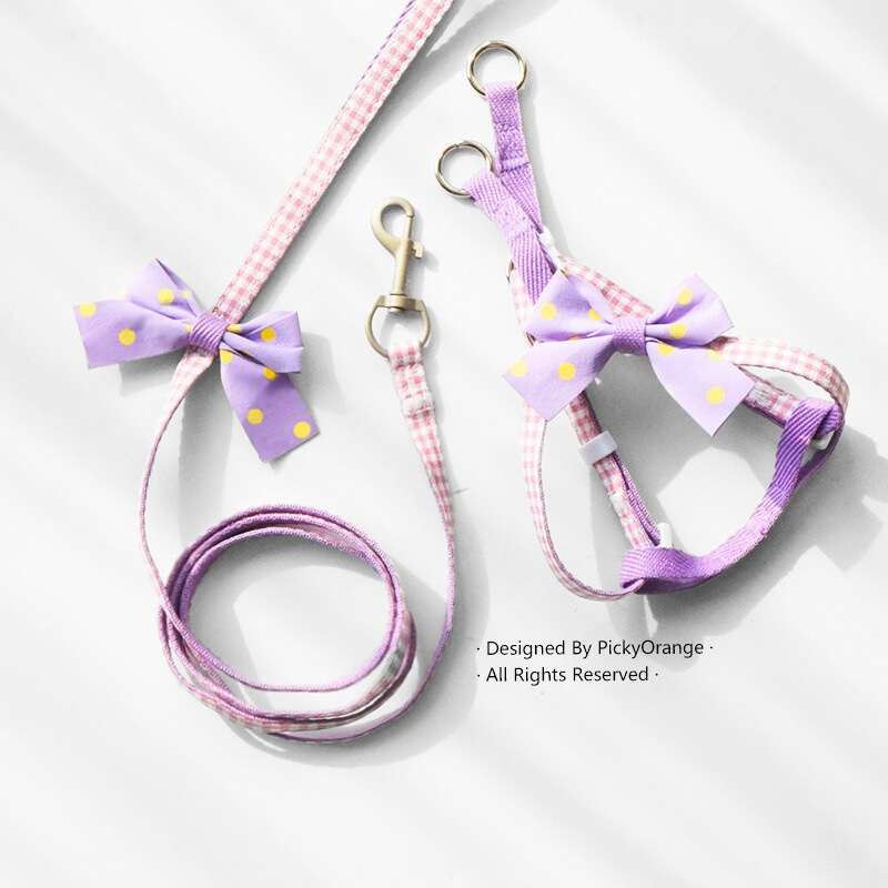 格子蝴蝶结迷你狗 (5)