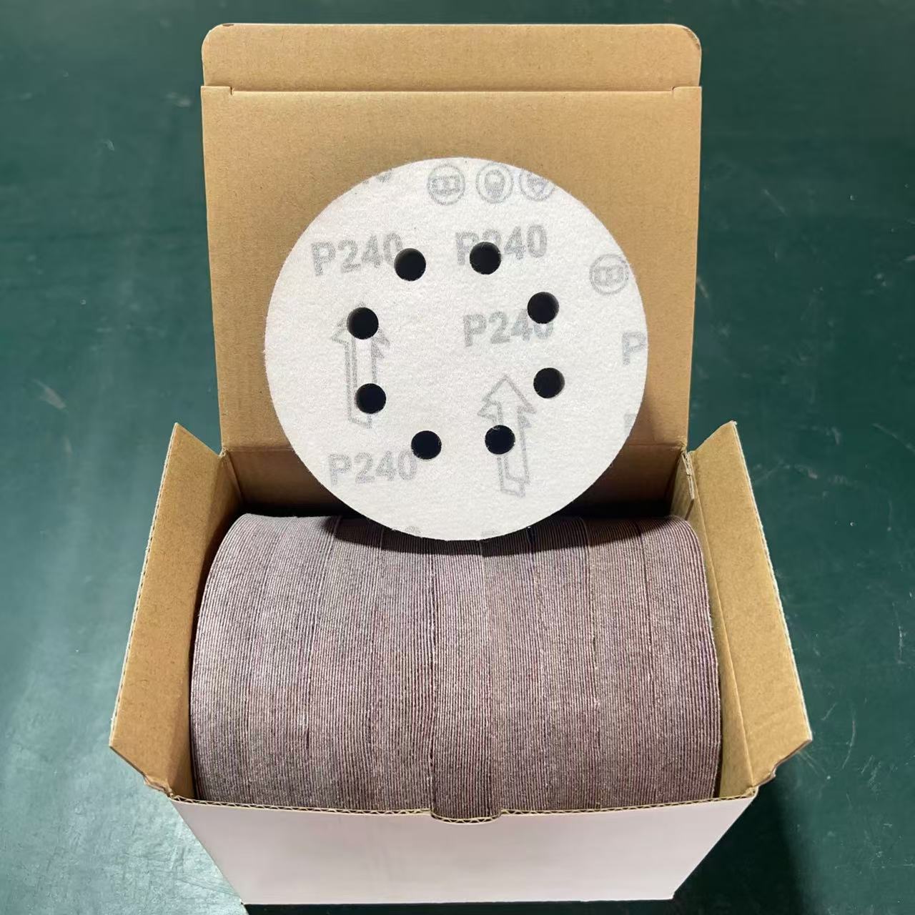 125mm8孔磨砂纸