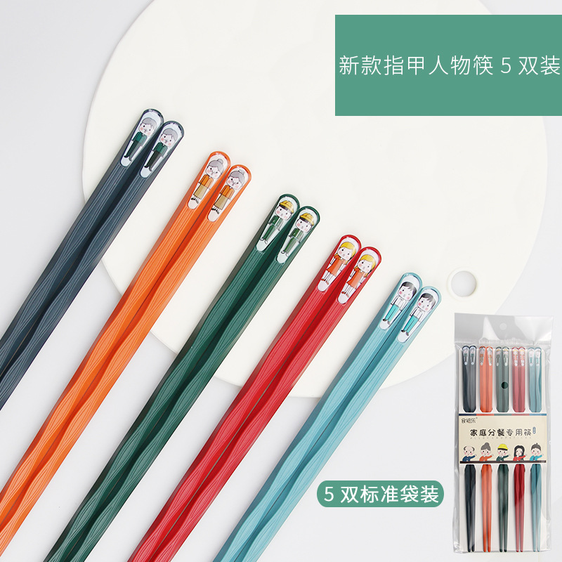 新款指甲人物筷5双.jpg