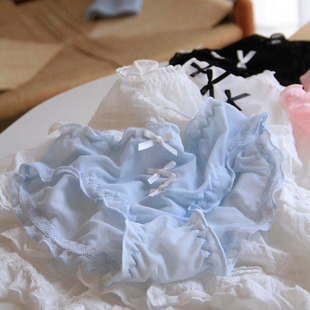 女生内裤好看18到35岁年轻漂亮蕾丝中腰女士内裤薄纱少女内裤A306