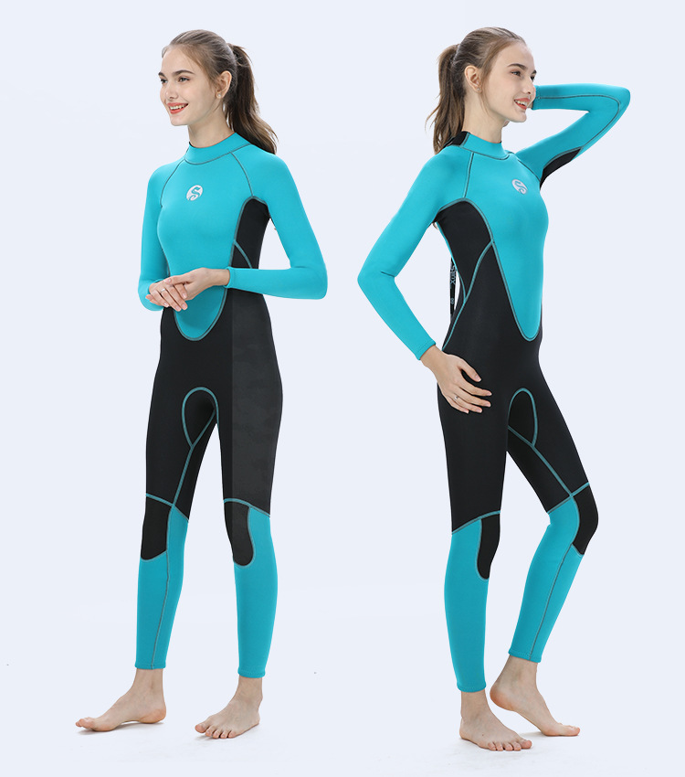 3mm连体潜水服女