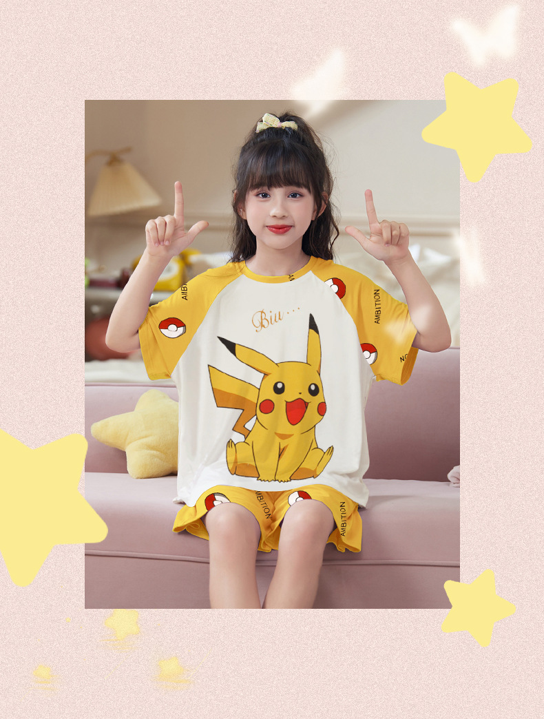复制_夏季儿童莫代尔睡衣春夏薄款短袖套装女童敖.jpeg