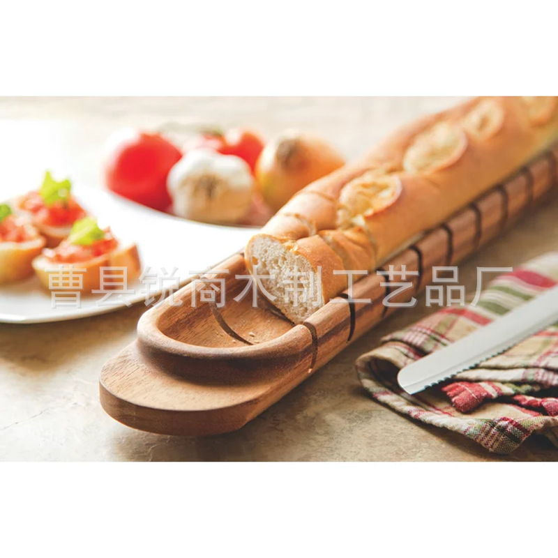 批发相思木烘焙面包切片砧板餐厅实木法棍面包砧板BSCIFSC