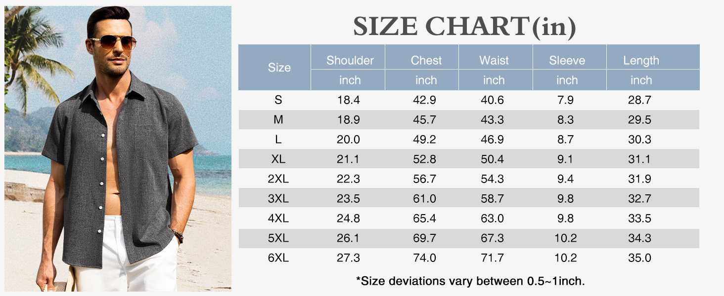specialty US sizes