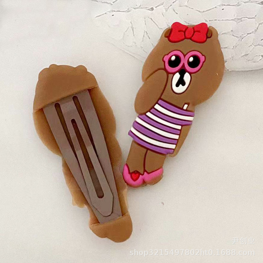 可爱小熊发夹BB夹